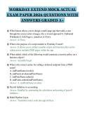 WORKDAY EXTEND MOCK ACTUAL EXAM PAPER 2026 QUESTIONS WITH ANSWERS GRADED A&plus;&period;pdf&NewLine;&NewLine;
