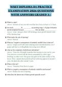 WSET DIPLOMA D1 PRACTICE EXAMINATION 2026 QUESTIONS WITH ANSWERS GRADED A&plus;&period;pdf&NewLine;&NewLine;
