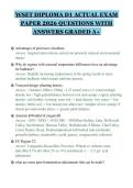WSET DIPLOMA D1 ACTUAL EXAM PAPER 2026 QUESTIONS WITH ANSWERS GRADED A&plus;&period;pdf&NewLine;&NewLine;