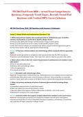 NR 566 Final Exam 2026 &ndash; Actual Exam Comprehensive &NewLine;Questions&comma; Frequently Tested Topics&comma; Recently Tested Real &NewLine;Questions with Verified 100&percnt; Correct Solutions