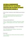ASU&lowbar;BIO182&lowbar;COMPREHENSIVE&lowbar;EXAMINATION&lowbar;TEST&lowbar;2026&lowbar;NEWEST&lowbar;QUESTIONS