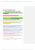 18&sol;20 - EXAMENVRAGEN KINDERGENEESKUNDE pre-AJ '12-'13 t&period;e&period;m&period; '24-'25 1STE MASTER GENEESKUNDE KUL INCL&period; ANTWOORDEN