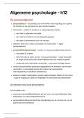 Samenvattingen Algemene Psychologie H2&comma;3&comma;7&comma;8&comma;10&comma;11&comma;12 - 2025&sol;26