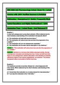 BSN HESI 315 Pharmacology Actual  Exam V2 &vert; Latest &NewLine;Version with 100&percnt; Verified Answers & Detailed &NewLine;Rationales &vert; Guaranteed A&plus; Guide&vert; Frequently Most &NewLine;Tested Questions and Highly Rationalized &vert; 100&percnt; &NewLine;Guarantee Pass &vert; Latest Exam &comma; Just Released &excl;&excl;&excl;&NewLine;