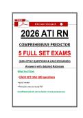 ATI RN Comprehensive Predictor Exam&NewLine;Practice Question Bank &mdash; 900 Original NCLEX-Style Review Questions with&NewLine;Rationale