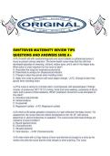 SWIFTRIVER MATERNITY REVIEW TIPS QUESTIONS AND ANSWERS SURE A&period;pdf