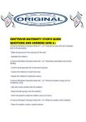 SWIFTRIVER MATERNITY STUDYS GUIDE QUESTIONS AND ANSWERS SURE A&period;pdf