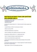 SWIFTRIVER MATERNITY MAIN CORE QUESTIONS AND ANSWERS SURE A&period;pdf
