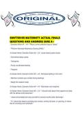 SWIFTRIVER MATERNITY ACTUAL FINALS QUESTIONS AND ANSWERS SURE A&period;pdf