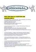 NSHC CORE MAIN ALL QUESTIONS AND ANSWERS SURE A&period;pdf