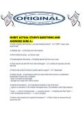 HURST ACTUAL STUDYS QUESTIONS AND ANSWERS SURE A&period;pdf