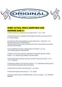 HURST ACTUAL FINALS QUESTIONS AND ANSWERS SURE A&period;pdf