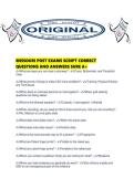 MISSOURI POST EXAMS SCRIPT CORRECT QUESTIONS AND ANSWERS SURE A&period;pdf