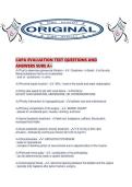 CAPA EVALUATION TEST QUESTIONS AND ANSWERS SURE A&period;pdf&NewLine;&NewLine;1&period; Document information