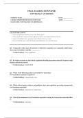 TCFP Hazmat Awareness Exam &vert;Firefighter Hazmat Ops Test&vert; Questions and Answers &vert;2026 Latest Update with complete solutions