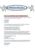 CAPA ALL QUESTIONS AND ANSWERS SURE A&period;pdf