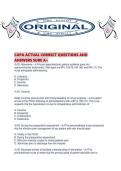 CAPA ACTUAL CORRECT QUESTIONS AND ANSWERS SURE A&period;pdf