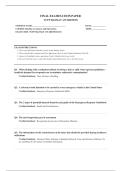 TCFP Hazmat Awareness Exam &vert;Hazmat Awareness and Operations&vert; Questions and Answers &vert;2026 Latest Update with complete solutions