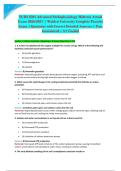 NURS 6501 Advanced Pathophysiology Midterm Actual &NewLine;Exam 2026&sol;2027 &vert; Walden University Complete Practice &NewLine;Exam &vert; Questions with Correct Detailed Answers &vert; Pass &NewLine;Guaranteed - A&plus; Graded