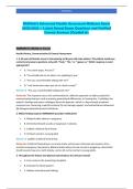 NURS6512 Advanced Health Assessment Midterm Exam 2025&sol;2026 &ndash; Latest Actual Exam Questions and Verified Correct Answers &lpar;Graded A&plus;&rpar;
