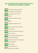 NSG 307 EXAM 3 STUDY GUIDE UPDATED ACTUAL&NewLine;QUESTIONS AND CORRECT ANSWERS