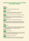 NUR 352 EXAM 1 ASU UPDATED ACTUAL QUESTIONS&NewLine;AND CORRECT ANSWERS