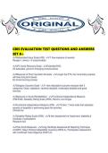 CBIS EVALUATION TEST QUESTIONS AND ANSWERS SET A&period;pdf