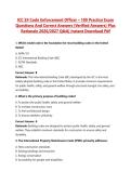 ICC Z4 Code Enforcement Officer &ndash; 100 Practice Exam Questions And Correct Answers &lpar;Verified Answers&rpar; Plus Rationale 2026&sol;2027 Q&A&vert; Instant Download Pdf
