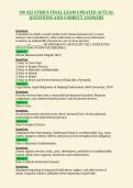 SW 625 ETHICS FINAL EXAM UPDATED ACTUAL&NewLine;QUESTIONS AND CORRECT ANSWERS