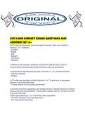 CIPS L4M8 CORRECT EXAMS QUESTIONS AND ANSWERS SET A&period;pdf