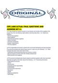 CIPS L4M8 ACTUAL FINAL QUESTIONS AND ANSWERS SET A&period;pdf