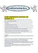 CPHRM COMPREHENSIVE QUESTIONS AND ANSWERS SET A&period;pdf