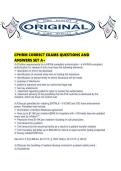 CPHRM CORRECT EXAMS QUESTIONS AND ANSWERS SET A&period;pdf