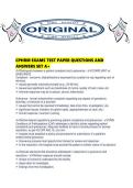 CPHRM EXAMS TEST PAPER QUESTIONS AND ANSWERS SET A&period;pdf