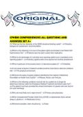 CPHRM COMPREHENSIVE ALL QUESTIONS AND ANSWERS SET A&period;pdf
