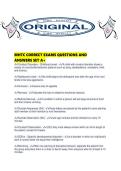 MHTC CORRECT EXAMS QUESTIONS AND ANSWERS SET A&period;pdf&NewLine;&NewLine;1&period; Document information