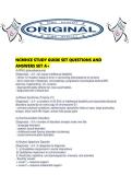 NCMHCE STUDY GUIDE SET QUESTIONS AND ANSWERS SET A&period;pdf&NewLine;&NewLine;1&period; Document information