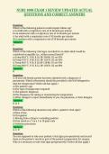 NURS 1000 EXAM 1 REVIEW UPDATED ACTUAL&NewLine;QUESTIONS AND CORRECT ANSWERS
