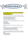 STATE FOOD SAFETY PAPER ACTUAL QUESTIONS AND ANSWERS SET A&period;pdf