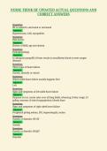 NURSE THINK HF UPDATED ACTUAL QUESTIONS AND&NewLine;CORRECT ANSWERS