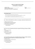 TCFP Hazmat Awareness &vert;Hazmat Final Exam&vert; Verified Questions and Answers &vert;2026 Latest Update with complete solutions
