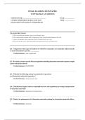 TCFP Hazmat Awareness Exam &vert; Firefighter Hazmat Ops Test&vert;Questions and Answers &vert;2026 Latest Update with complete solutions