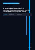 NUR 2063 Exam 1 Essentials of Pathophysiology 150 Questions Actual Exam 2026&sol;2027 &ndash; 100&percnt; Verified &vert; Detailed Rationales &ndash; Pass Guaranteed &ndash; A&plus; Graded