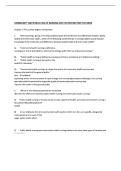 Community and Public Health Nursing 10th Edition Rector Test Bank&colon; NCLEX Practice Questions&NewLine;&NewLine;