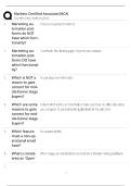 MCA Exam Study Guide &sol; Score 100&percnt; with 2025 Update &sol; Adobe Marketo Engage Test Bank&NewLine;&NewLine;