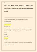 IAAI CFI Exam Study Guide &vert; Certified Fire Investigator Exam Prep &vert; Practice Questions & Detailed Review