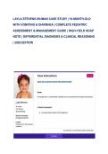 LAYLA STEVENS IHUMAN CASE STUDY &vert; PEDIATRIC &NewLine;VOMITING & DIARRHEA &vert; COMPREHENSIVE CLINICAL &NewLine;CASE ANALYSIS &vert; HIGH-YIELD NURSING STUDY GUIDE &vert; &NewLine;ADVANCED CLINICAL REASONING & CASE REVIEW &vert; &NewLine;2026 EDITION 