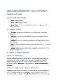 Animal Farm&colon; Complete Chapter Summaries&comma; Character Analysis & Study Guide&NewLine;