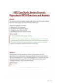 HESI Case Study Benign Prostatic Hyperplasia &lpar;BPH&rpar; Questions and Answers&period;
