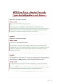 HESI Case Study - Benign Prostatic Hyperplasia Questions and Answers&period;